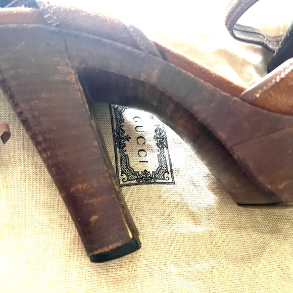 Authentic Gucci platform size 7 1/2 - Picture 3 of 9